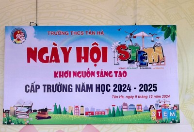 SẢN PHẨM STEM NĂM HỌC 2024-2025:"KHƠI DẠY ĐAM MÊ, ĐÁNH THỨC SÁNG TẠO